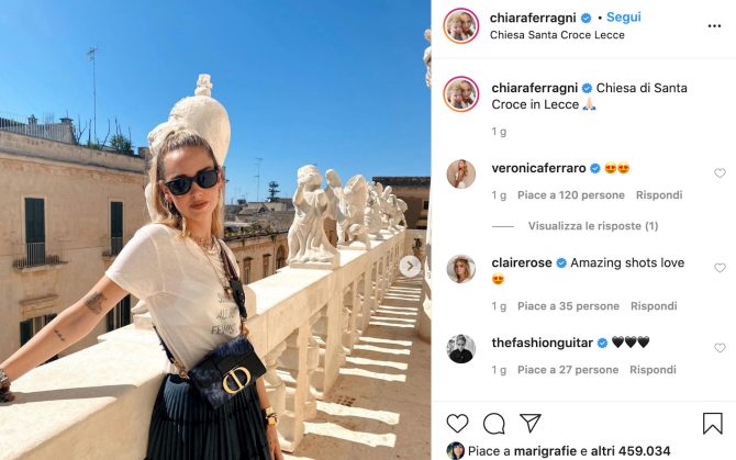 vacanze a lecce chiara ferragni